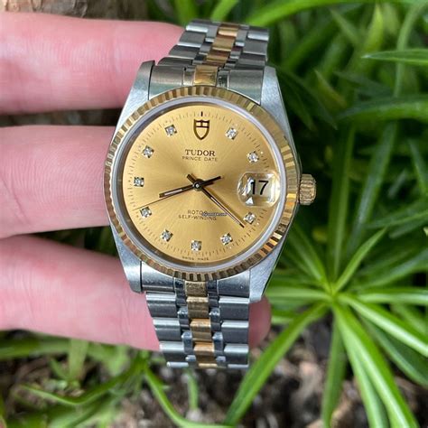 Tudor Prince Oysterdate w Diamond Hour Markers 